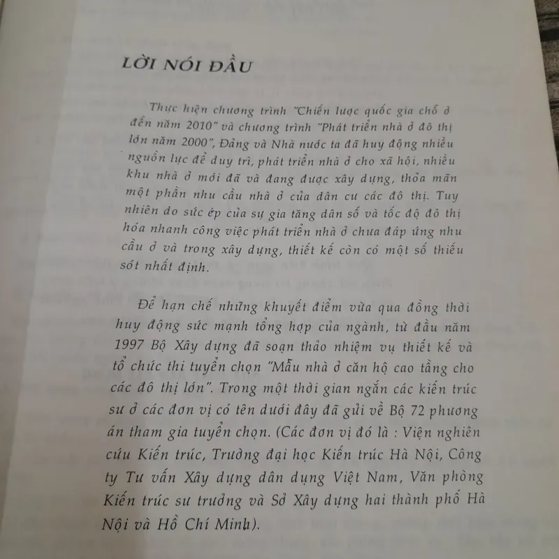 Mẫu nhà ở Căn hộ cao tầng ở Đô thị. Bộ Xây Dựng 1999 734109
