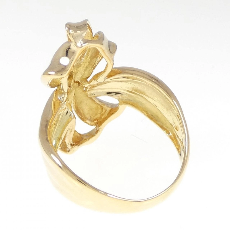 K18YG Nhẫn Ruy Băng - Hàng hiệu Chính hãng 855893