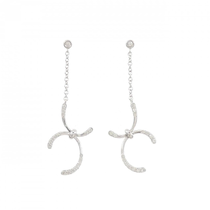 K18WG Bông tai kim cương 0.32CT - Hàng hiệu Chính hãng 870419