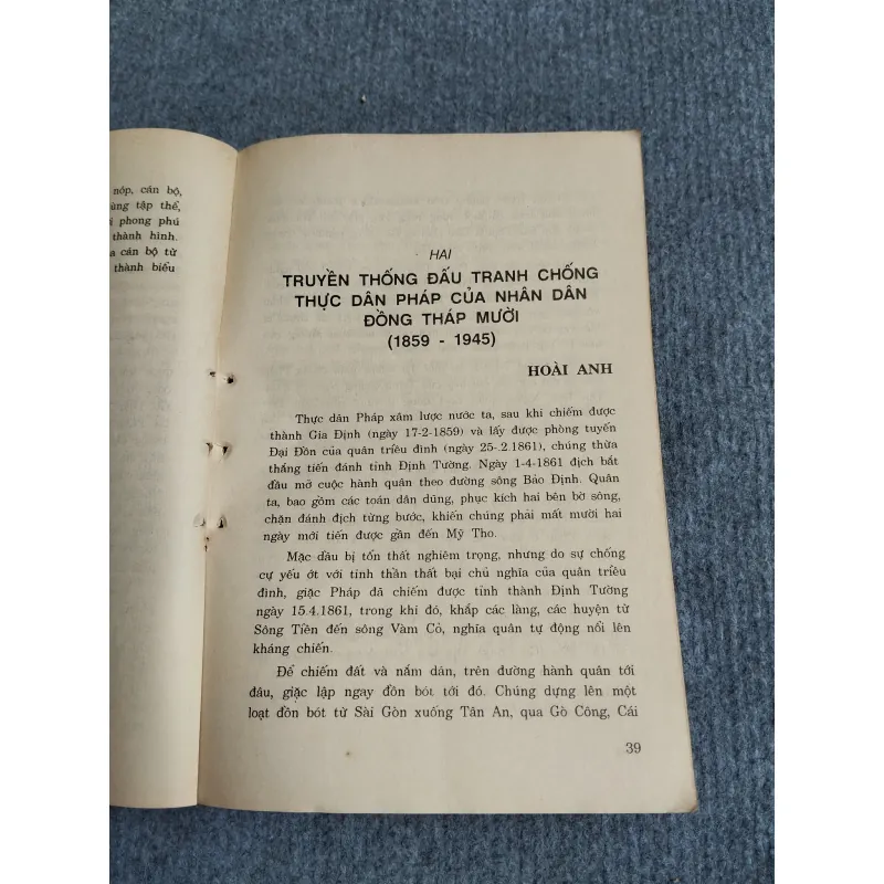 GỞI NGƯỜI ĐANG SỐNG. LỊCH SỬ ĐỒNG THÁP MƯỜI 701917