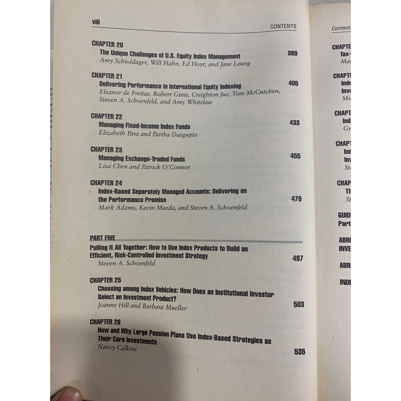 ACTIVE INDEX INVESTING - STEVEN A. SCHOENFELD 537998