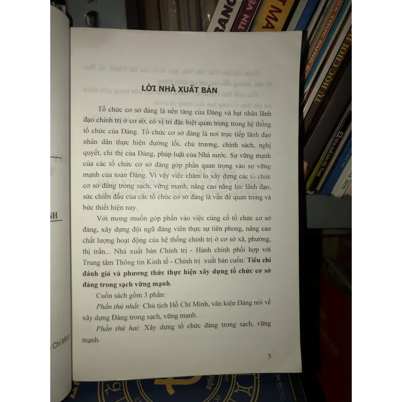 Tiêu chí đánh giá và phương thức thực hiện-Xây dựng tổ chức cơ sở Đảng trong sạch… 719647