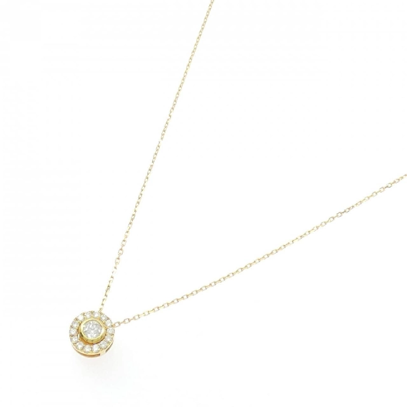 K18YG Dây chuyền kim cương 0.159CT - Hàng hiệu Chính hãng 858814