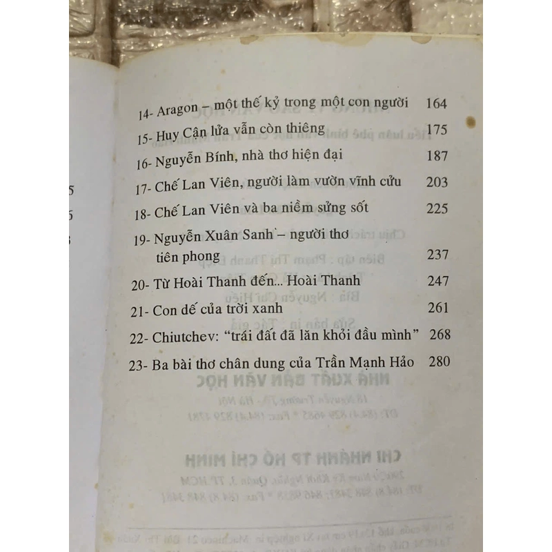 NHỮNG VÌ SAO VĂN HỌC - TRẦN MẠNH HẢO 539920