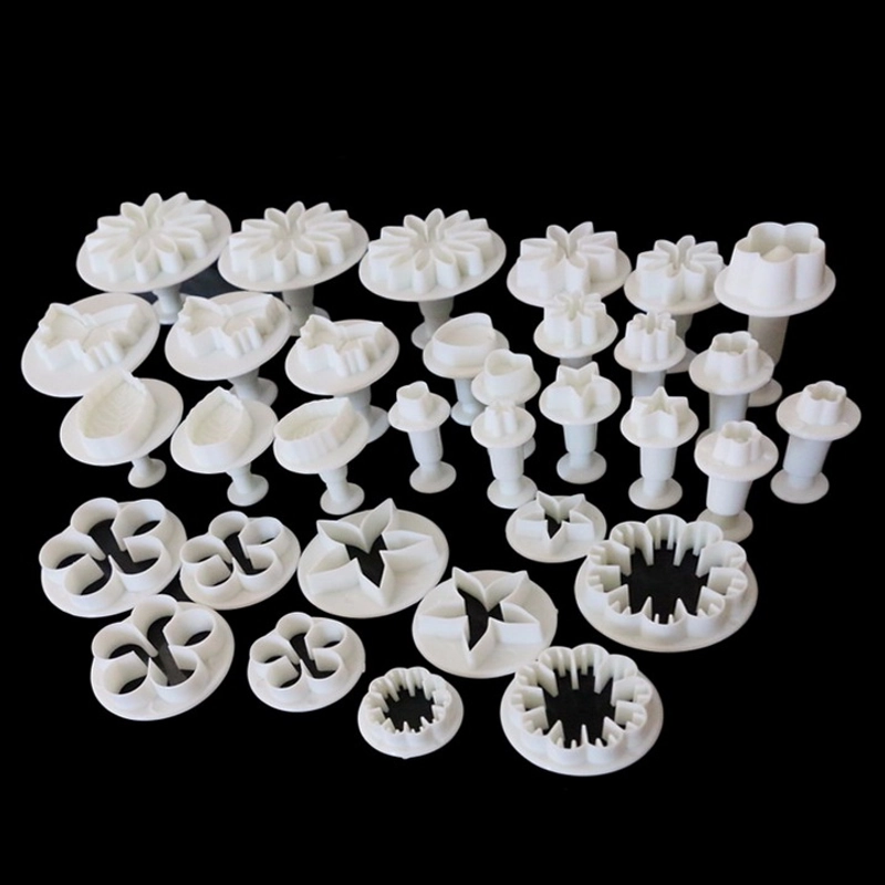 Bộ 33 dụng cụ tạo hình Fondant, Cutter, Cookie hoa lá – Mã số 1031 336037