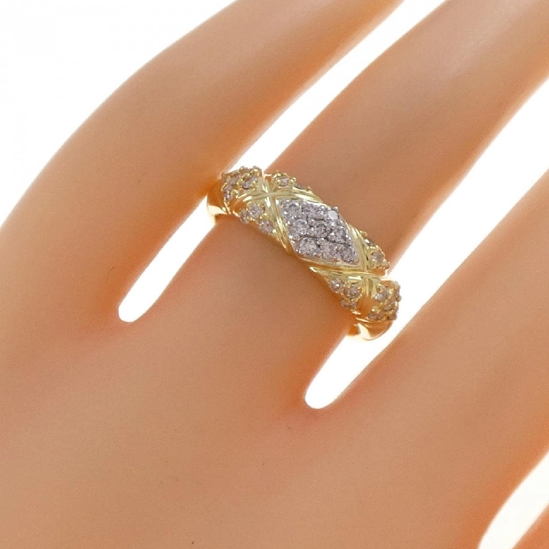 Nhẫn kim cương K18YG/PT900 0.37CT - Hàng hiệu chính hãng 853706