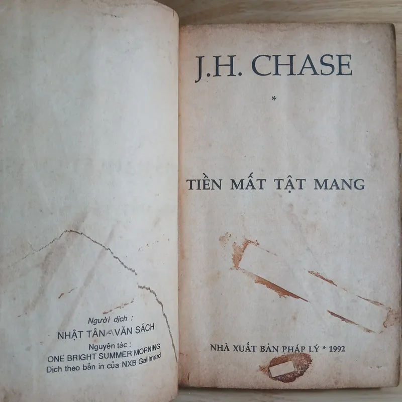 Tiểu Thuyết Trinh Thám - Tiền Mất Tật Mang (James Hadley Chase) 592890