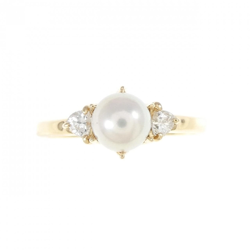 Nhẫn ngọc trai Akoya K18YG 5.3mm 669319