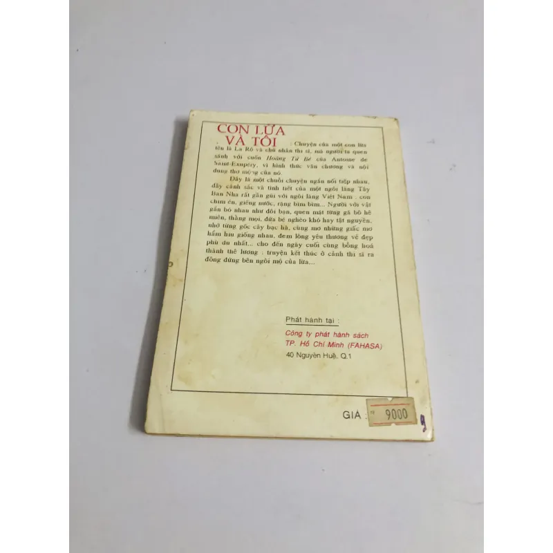 CON LỪA VÀ TÔI - 1995 792500