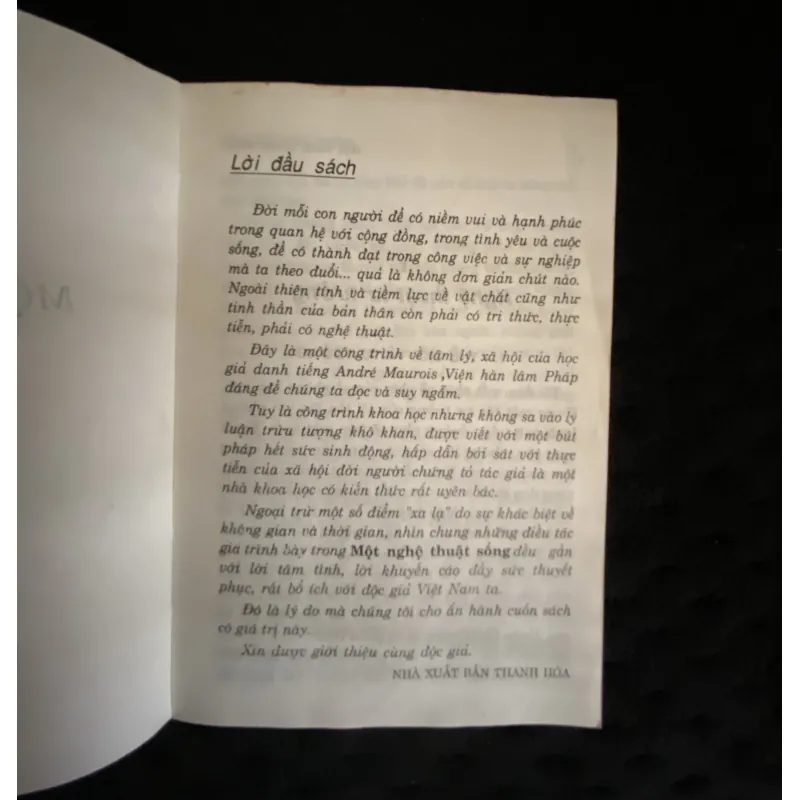 Một Nghệ Thuật Sống - André Marois    1012920