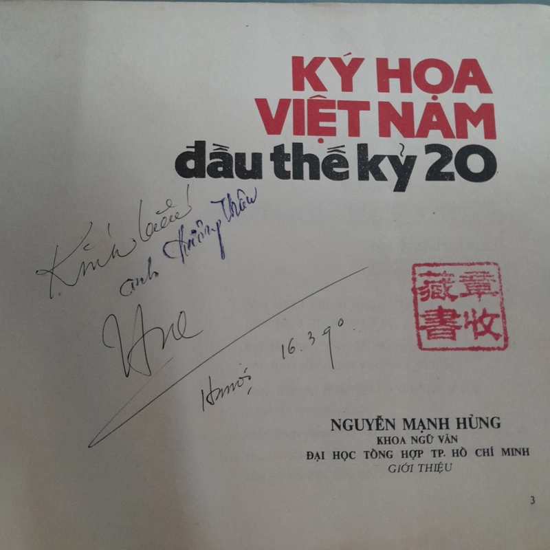 KÝ HỌA VIỆT NAM ĐẦU THẾ KỶ 20 - NGUYỄN MẠNH HÙNG 522218