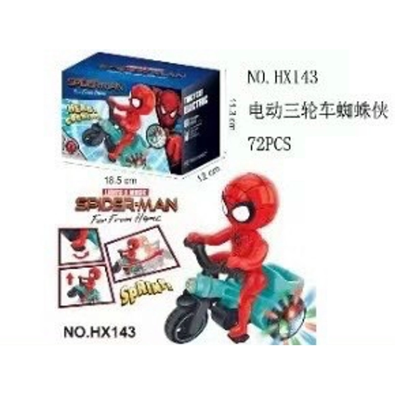 Đồ chơi siêu nhận người nhện spiderman đi xe đạp chạy bằng pin HX143 355861