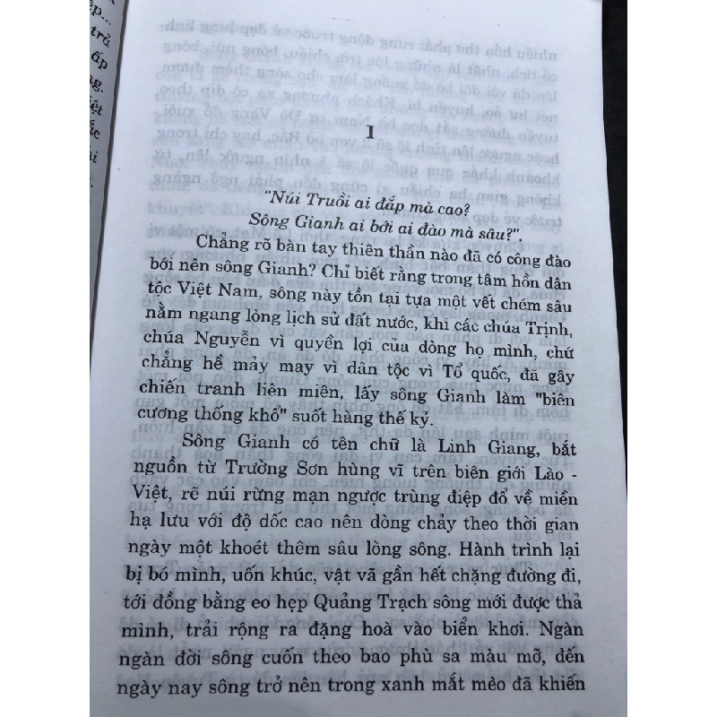Sông Gianh đất nước ông bà 2006 mới 70% ố bẩn nhẹ Văn Linh HPB0906 SÁCH VĂN HỌC 160850