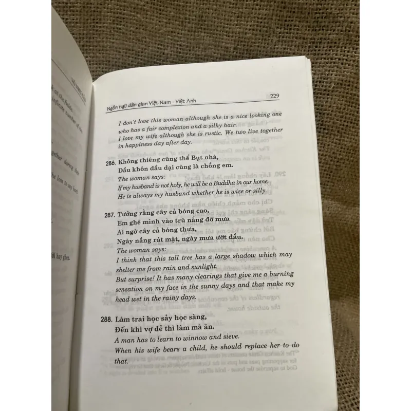Ngôn ngữ dân gian Việt Nam - song ngữ Việt -Anh  958651