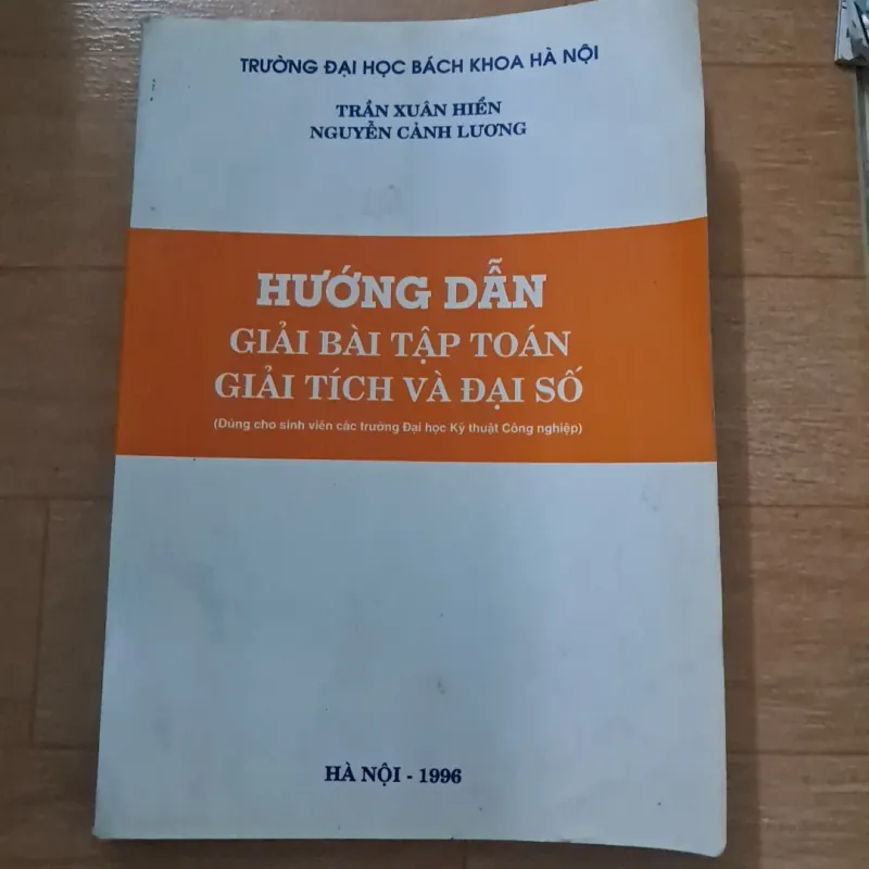 Hướng dẫn giải bài tập toán giải tích và đại số 1005041
