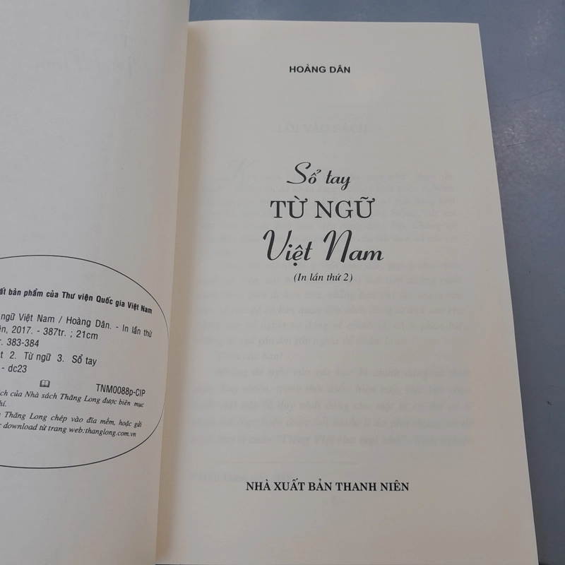 SỔ TAY TỪ NGỮ VIỆT NAM - HOÀNG DÂN 493218