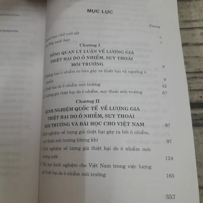 Lượng giá thiệt hại kinh tế do ô nhiễm, suy thoái môi trường. PGS TS Nguyễn Thế Chinh 593545