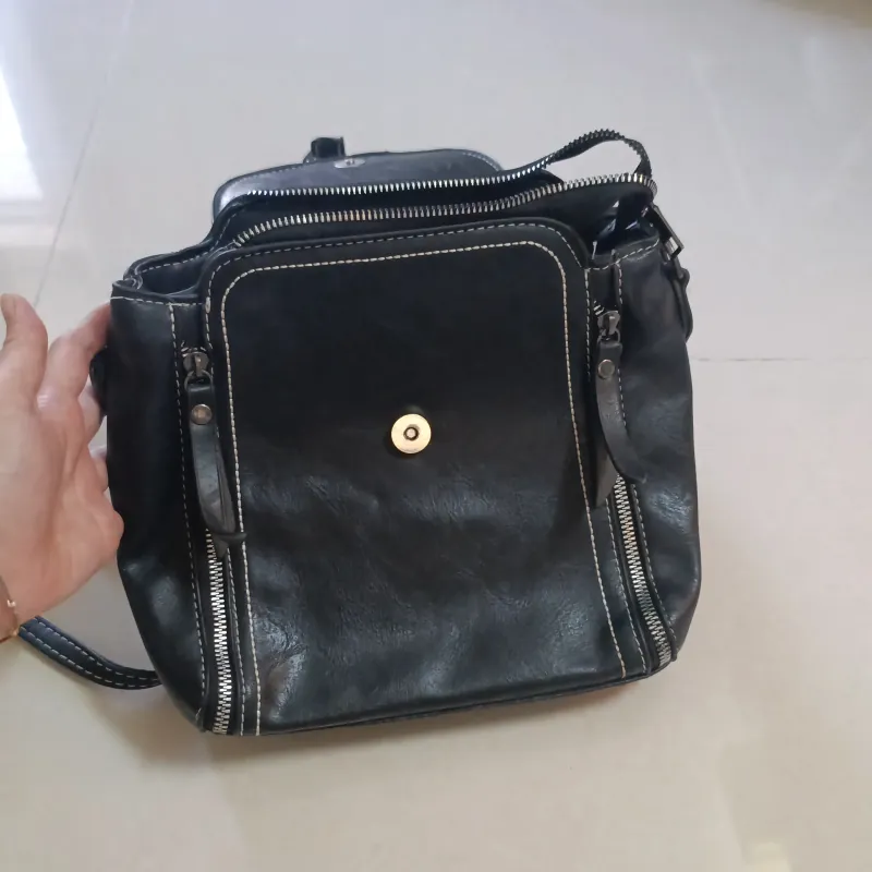 Bao lô dạ màu đen, mới 95% 1031358