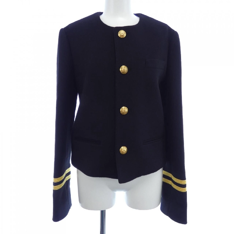 Áo khoác không cổ CELINE - Hàng hiệu Authentic 824685