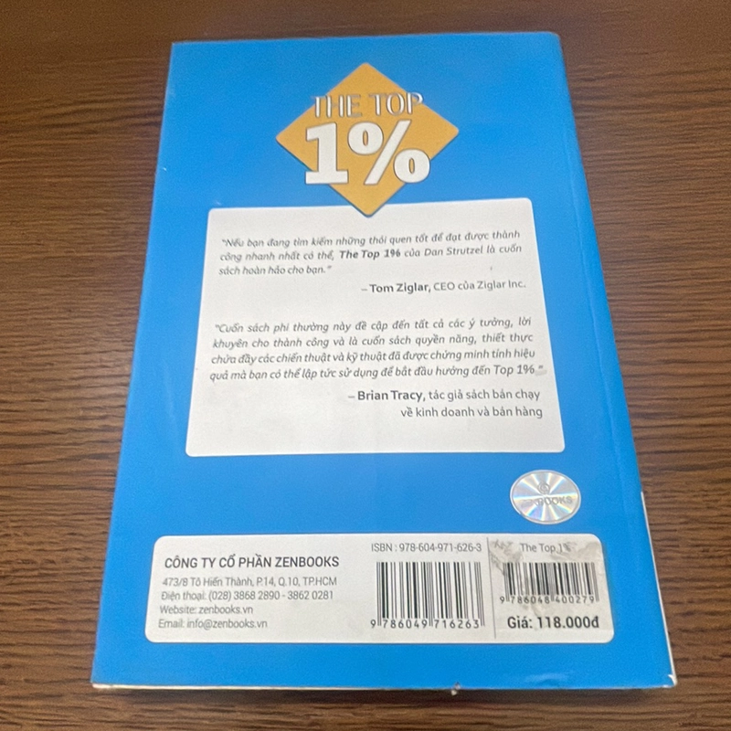 Thay đổi tư duy để thành công vượt trội The top 1% Dan Strutzel 358465