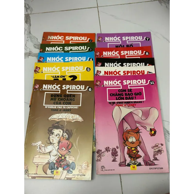 Nhóc Spirou (Combo 11 tập) - Tome & Janry - Truyện tranh hài hước 620388