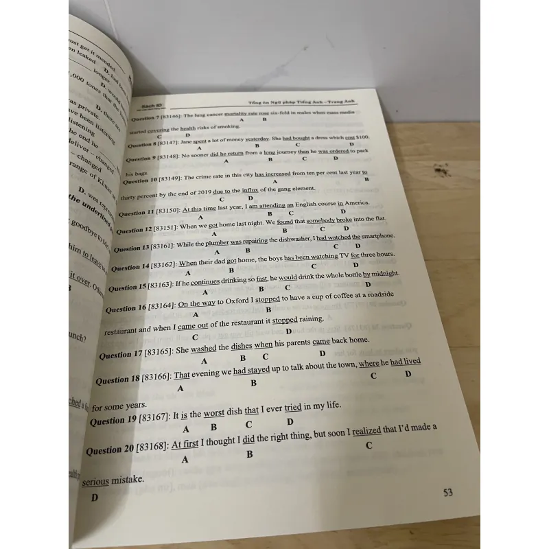 Tổng ôn ngữ pháp tiếng Anh (sách có viết 46 trang ) 929698