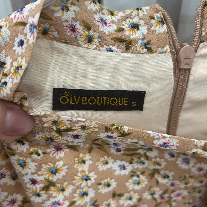 Đầm hoa nhí của OLV size S. Đầm 2 lớp có vải lót. Mới 90%, 1040856