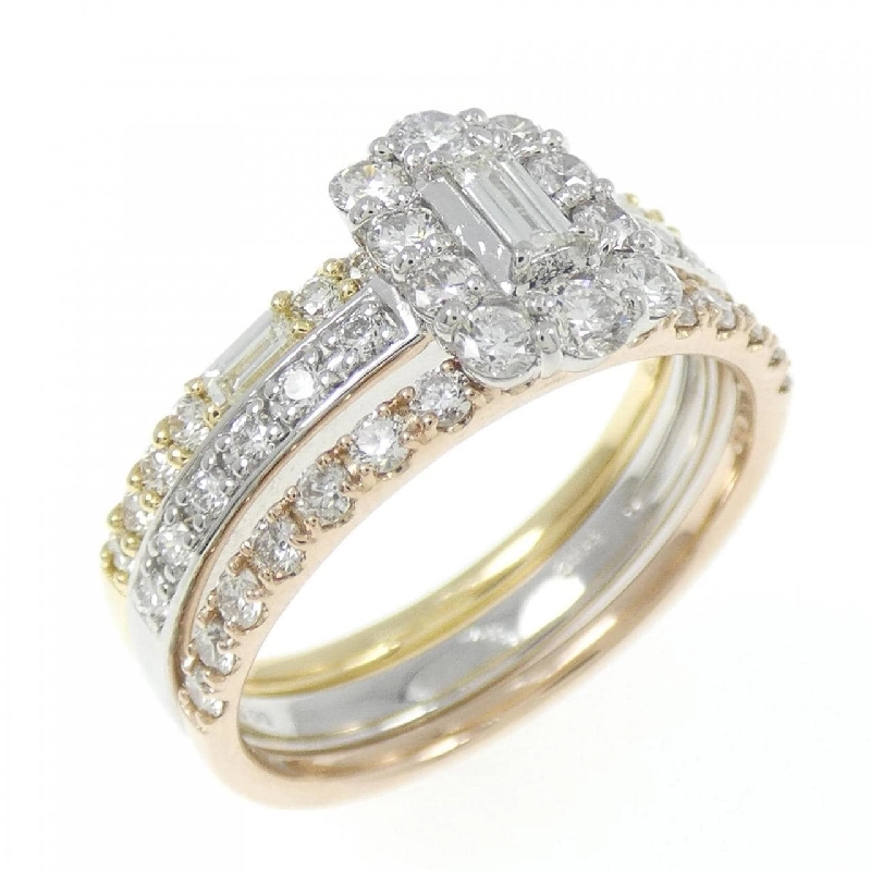 【Sản phẩm mới】Nhẫn kim cương PT900/K18YG/K18PG 0.50CT 671898