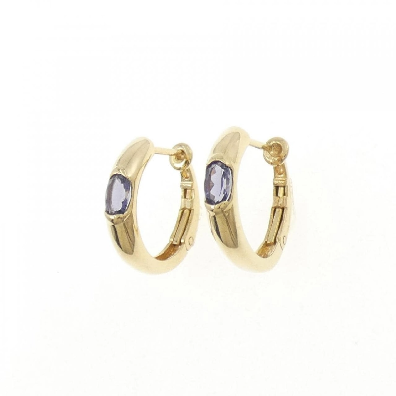 K18YG Iolite Bông tai - Hàng hiệu Chính hãng 869741