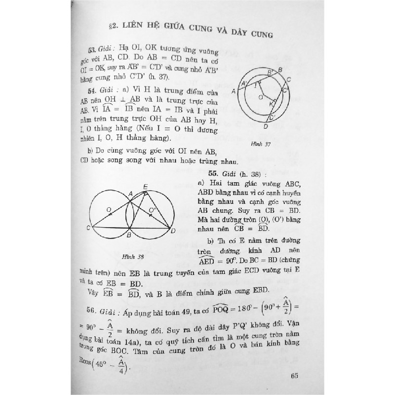 Bài Tập Hình Học Lớp 9 Xưa 7905