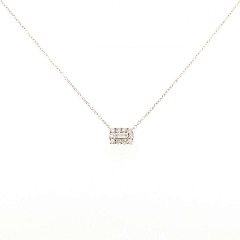 K18PG Dây chuyền kim cương 0.133CT - Hàng hiệu Chính hãng 858877