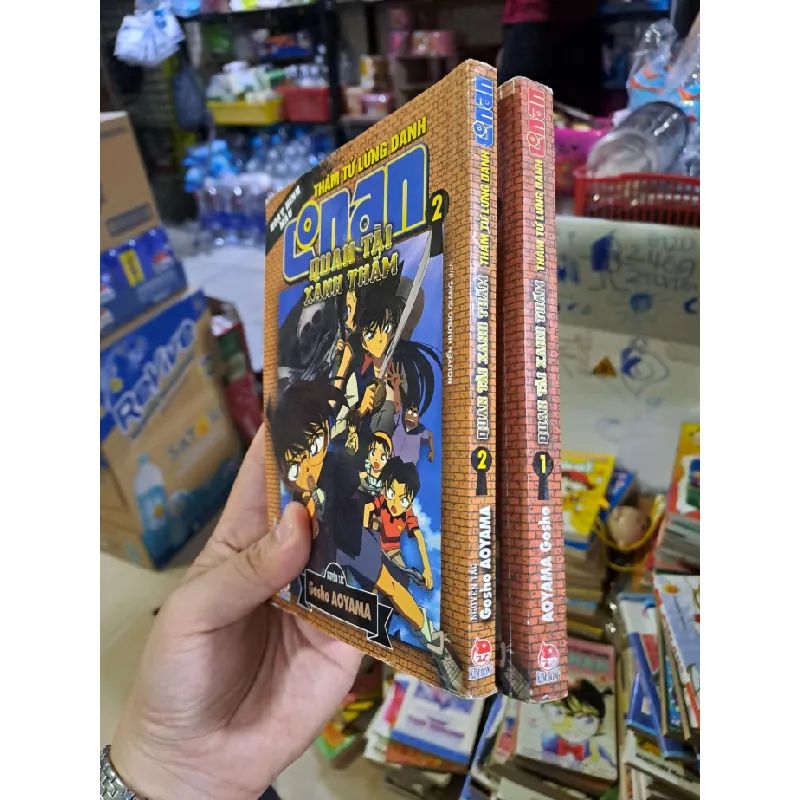 Thám tử lừng danh Conan tập 1,2 hoạt hình màu quan tài xanh thẳm - Gosho Aoyama - tập 1 ố - TRUYỆN TRANH - HCM0111 629828