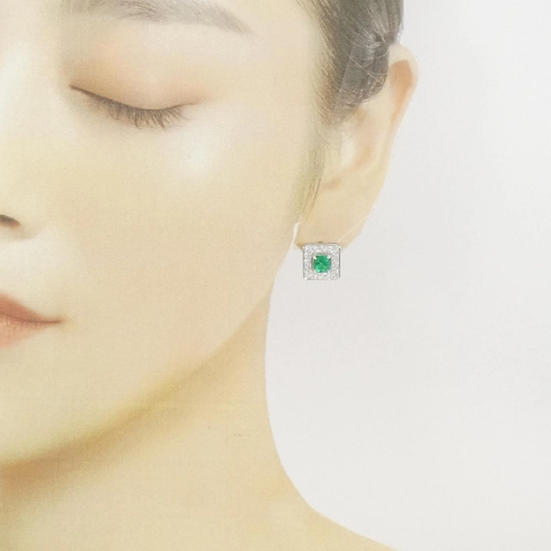 PT900 Bông tai Emerald 1.28CT - Hàng hiệu Chính hãng 867106