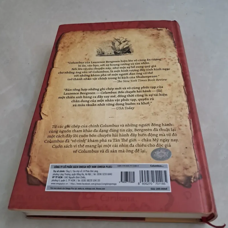 Columbus, bốn chuyến hải hành' (1494-1504) 995215