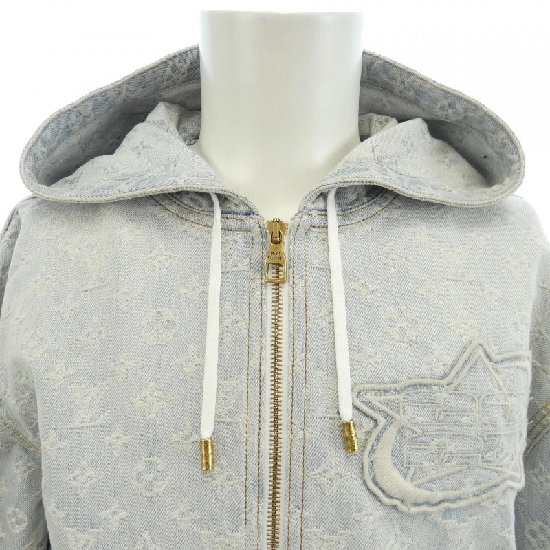 Áo khoác denim LOUIS VUITTON NBA Zip Through Hoodie HLA01WUZD - Hàng hiệu Chính hãng 894533