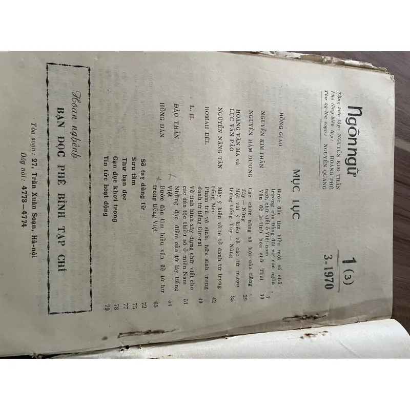 Tạp chí ngôn ngữ khổ lớn - 3.1970  788990