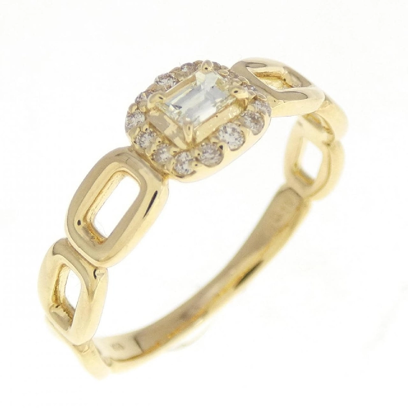 Nhẫn kim cương K18YG 0.15CT - Hàng hiệu Authentic 856227