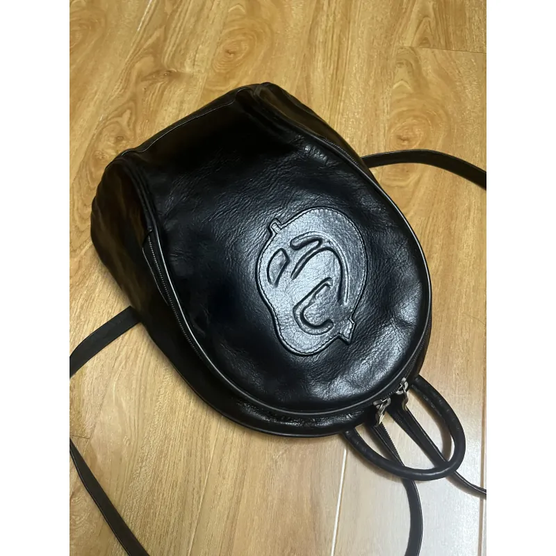 Balo nữ 21/26*28*8 da mộc 2hand 993132