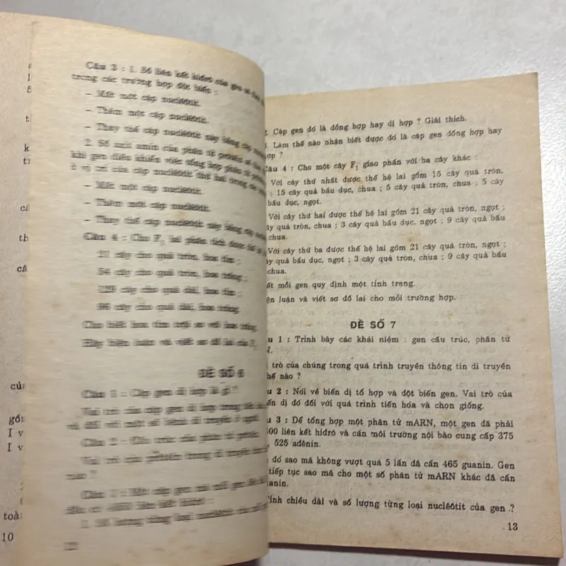 Đề thi tuyển sinh: Sinh học - 1995s 797572