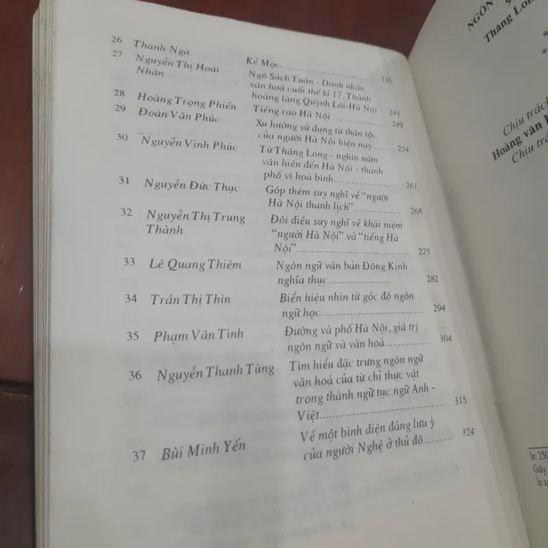 NGÔN NGỮ & VĂN HÓA 990 năm Thăng Long - Hà Nội 1029761