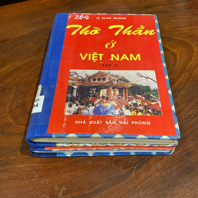 THỜ THẦN Ở VIỆT NAM, TẬP 1 + TẬP 2, ĐÓNG BÌA CỨNG XƯA, XUẤT BẢN NĂM 1996 501194