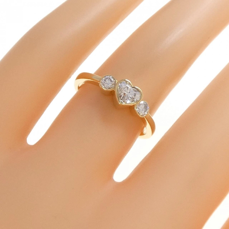 Nhẫn kim cương hình trái tim K18YG 0.50CT 667389