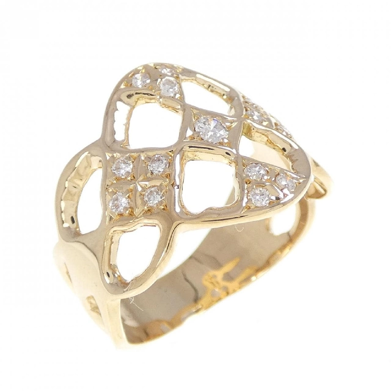 Nhẫn kim cương K18YG 0.3CT - Hàng hiệu Authentic 849495