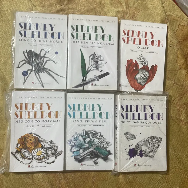 COMBO SIDNEY SHELDON BỘ 6 cuốn bìa trắng nổi tiếng 721198