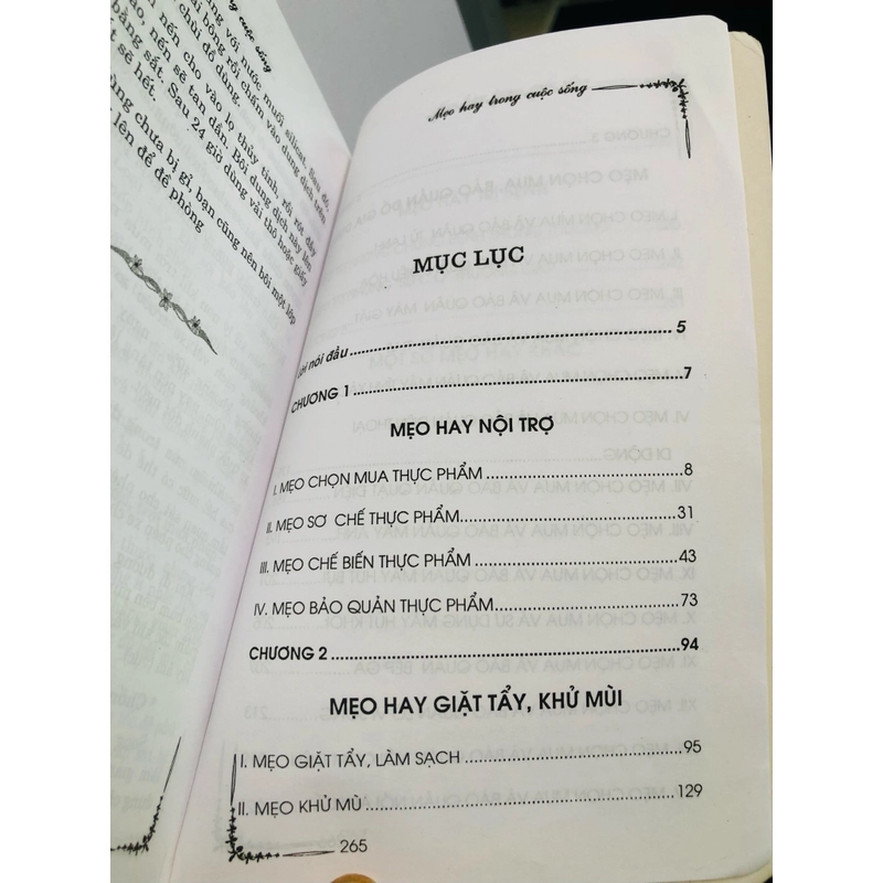 MẸO HAY TRONG CUỘC SỐNG  - 266 trang, nxb: 2013 359916