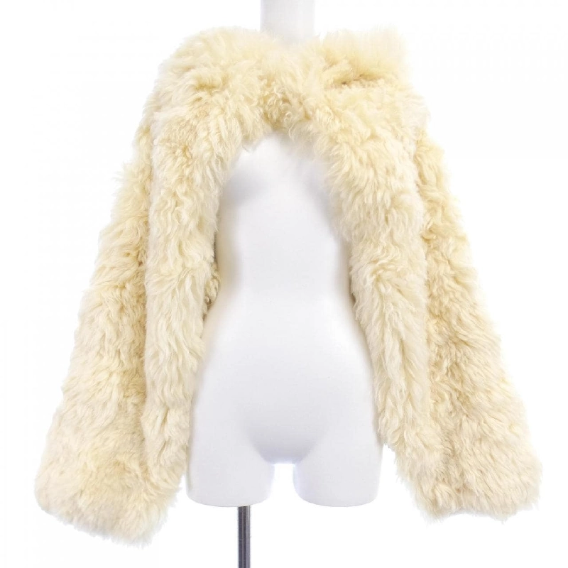 【Mã giảm giá】Áo khoác lông cừu MIU MIU 639766