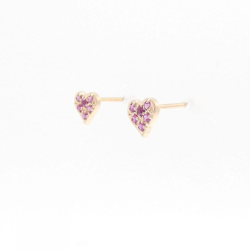 Bông tai hình trái tim sapphire Vandome - Hàng hiệu Authentic 844009