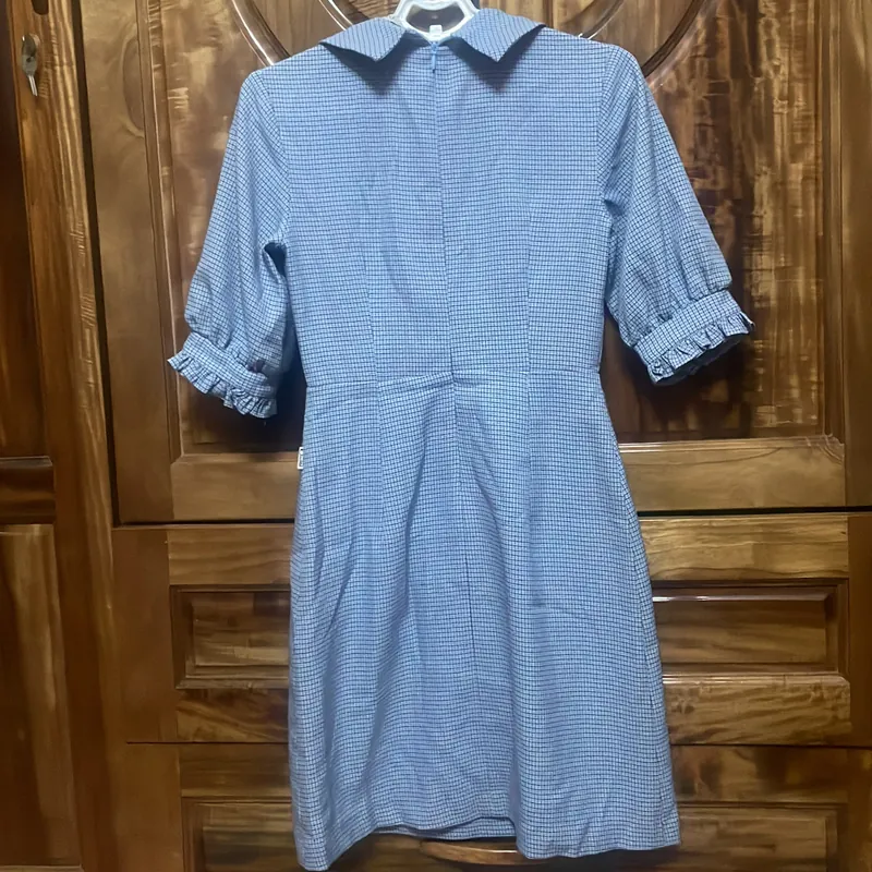 Váy Orchid kẻ xanh,sz S, mới mặc 1 lần 727035