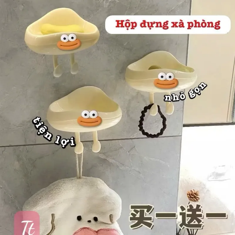 KHAY ĐỰNG XÀ PHÒNG TẮM KMF MÓC TREO KHĂN , CỘT TÓC 1041887