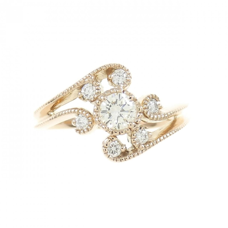 Nhẫn kim cương K18PG 0.32CT 673051